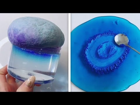 Видео: Самое удовлетворяющее видео слизи ASMR | Релаксирующая странно удовлетворяющая слизь 2019 | 424