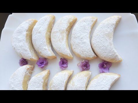 Видео: Հեշտ և արագ , իսկական ՇԱՔԱՐ֊ԼՈԽՈՒՄ  առանց ձվի թխվածքաբլիթներ🌜, Печенье Луна👍👌 , тают во рту