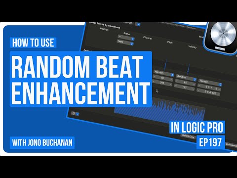 Видео: Logic Pro: как создавать случайные улучшения ритма