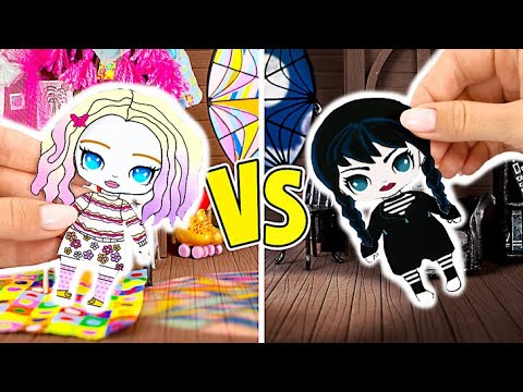 Видео: Приключения Среды и Энид из книги сказок! 🖤✨ Преображение комнаты и сюрпризы из книги сказок 🏠