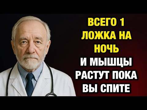 Видео: Ешьте это перед сном — и мышцы не исчезнут! Что советуют врачи после 50