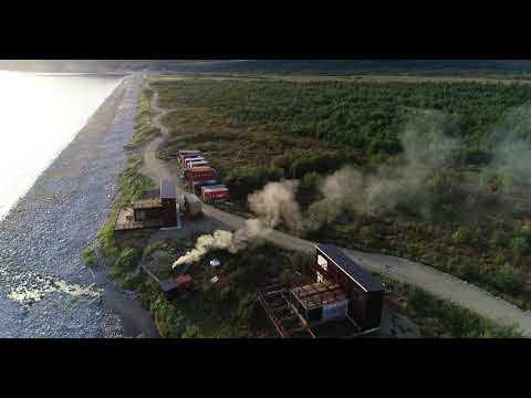 Видео: Магадан 2025 полет 10 бухта реки Окса 07 сентября DJI 0346