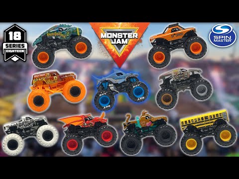 Видео: SPIN MASTER MONSTER JAM СЕРИЯ 18 | МАСШТАБ 1:64