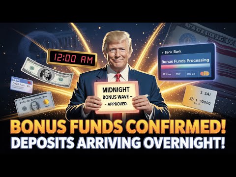 Видео: Сюрприз — полуночная бонусная волна: сегодня вечером малообеспеченным пожилым людям поступят допо...