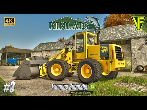 Видео: Старый JCB, перед которым мы не смогли устоять! | Kinlaig, эпизод 3 | FS25 Highlands Fishing