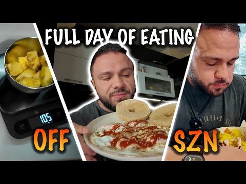 Видео: НАЧАЛОТО НА ОФФСИЙЗЪНА / 5000 КАЛОРИИ FULL DAY OF EATING