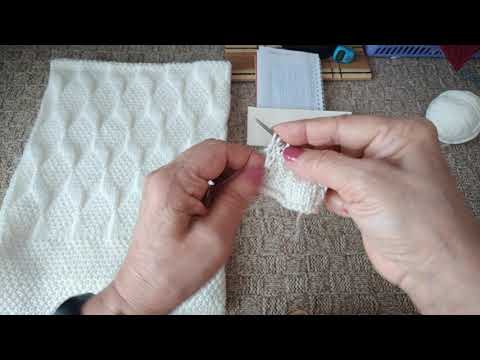 Видео: Красивый 3д узор ромбы.