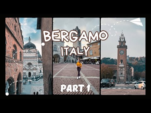 Видео: 🇮🇹 Бергамо Влог | Част 1 – Първи ден в Италия, разходка из града и старият град Città Alta ✨