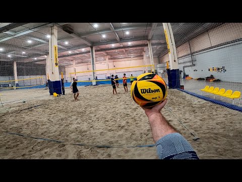Видео: Пляжный волейбол от первого лица 3х3 | Волейбольная тренировка «Dream Team»