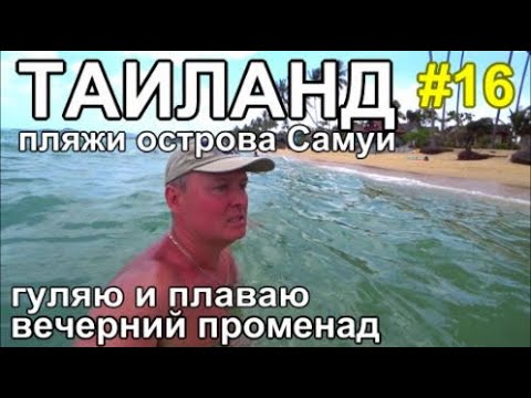 Видео: Таиланд 2023 пляжи о.Самуи гуляю и плаваю. Вечерний променад
