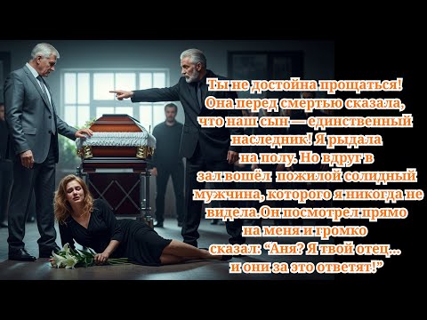 Видео: Муж и свёкры толкнули её на пол на похоронах, но отец-миллионер пришёл и заставил их заплатить.