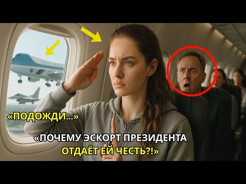 Видео: Её унизили на месте 22C — пока её позывной не заставил Air Force One изменить курс для эскорта