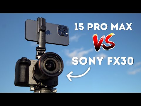 Видео: iPhone 15 Pro Max против Sony FX30 Для Видео в LOG