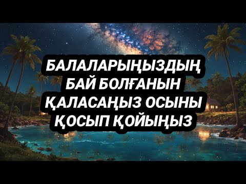 Видео: Балаларыңыз бай болады қосып қойыңыз