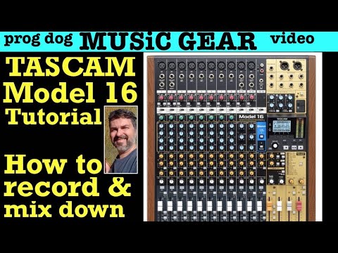 Видео: Tascam Model 12 16 24 Учебное пособие | Запись и сведение песни