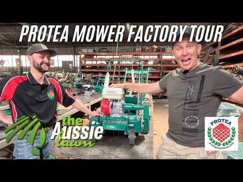 Видео: За кулисами завода по производству газонокосилок Protea