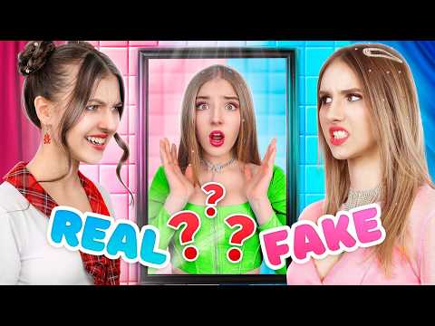 Видео: Реальная Vs Фейковая Сестра! Кто из Тройняшек Настоящая?