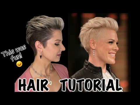 Видео: Урок по стрижке пикси с андеркатом ~ Рок-стиль😎