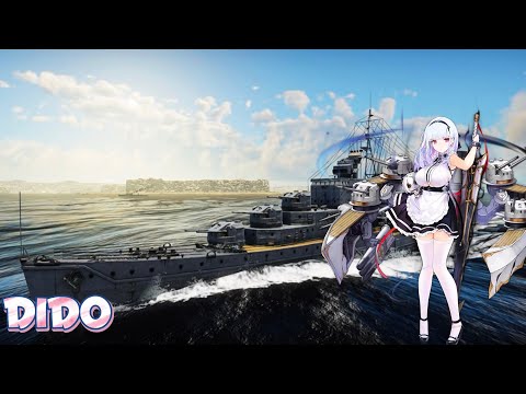 Видео: Прекрасно и Опасно обзор корабля Dido в WarThunder mobile