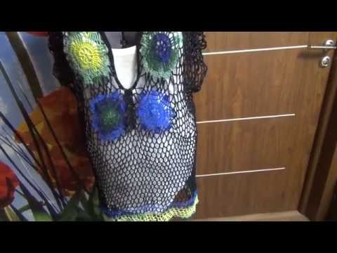 Видео: Пляжная туника "Ундина".Авторская модель.
