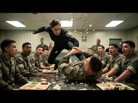 Видео: Четвероновобранцев окружи её в столовой через 45 секунд они поняли что перед ними была боецNavy SEAL