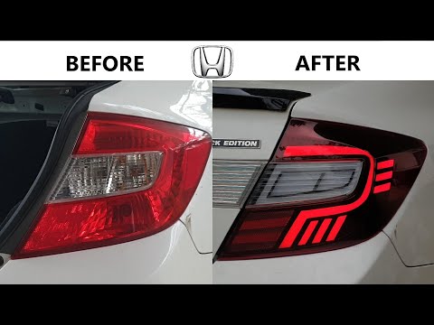 Видео: Как сделали Honda Civic FB7 Led Tail Light