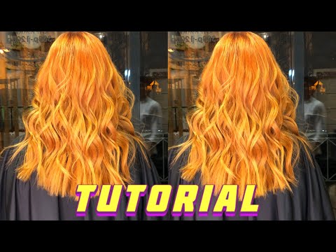 Видео: Как получить красивый, стойкий медный цвет волос? Безопасное осветление. Тест прядь.