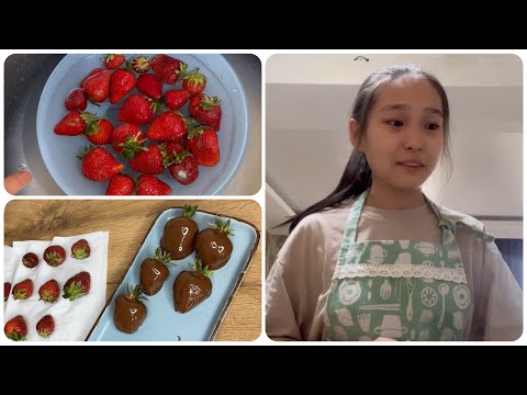 Видео: КЛУБНИКА В ШОКОЛАДЕ | COOKING 👩🏻‍🍳