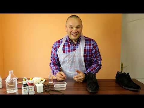 Видео: Уход и восстановление цвета туфель Tom Ford из спилка. Крем для замши.