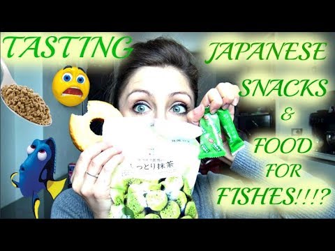 Видео: Опитвам Храна За Рибки и Японски Сладки/Ася Енева/Tasting Japanese Snacks/Asya Eneva