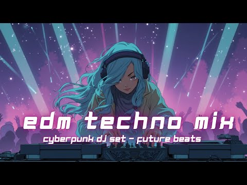 Видео: Аниме EDM Техно Микс | Киберпанк DJ Сет - Футуристические Ритмы для Вашей Души и Расслабления