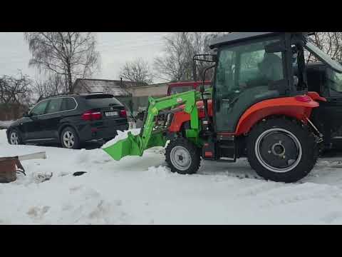 Видео: 🔥Кентавр Т-254С  в работе с фронтальным погрузчиком • Видео от покупателя