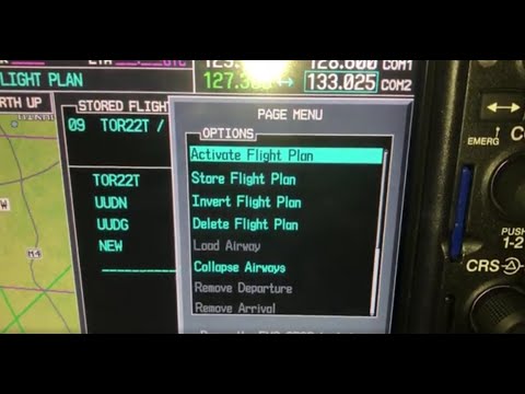 Видео: Создание FPL на G1000