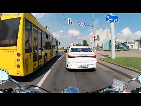 Видео: Минск: Мото-экскурсия на драге (DiCam 80C)