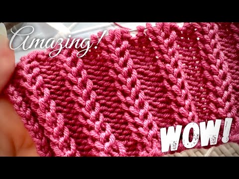 Видео: ХИТ ЭТОЙ ОСЕНИ! ❤️‍🔥 НОВЫЙ УЗОР С ВОЗДУШНЫМИ ДОРОЖКАМИ!