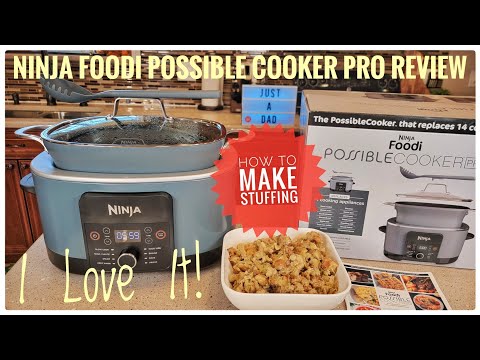 Видео: Обзор мультиварки-мультиварки Ninja Foodi Possible Cooker PRO объемом 8,5 кварт MC1001. Готовит п...