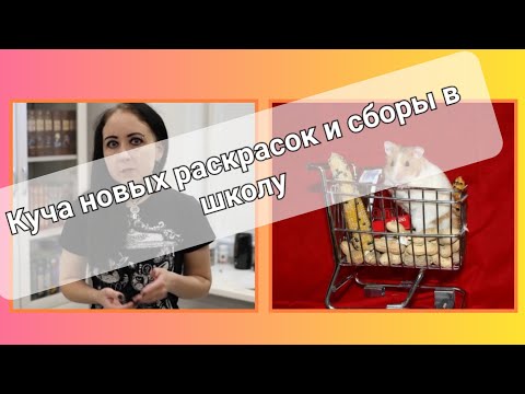 Видео: Хобби-блог/back to school/посылка от Виолетты/куча новых раскрасок