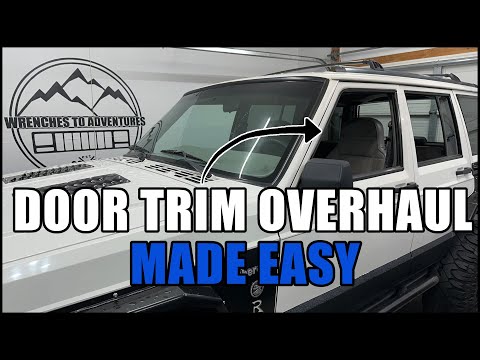 Видео: ЛУЧШИЙ СПОСОБ ОТРЕМОНТИРОВАТЬ ПОВРЕЖДЕННУЮ ОБШИВКУ ДВЕРИ ВАШЕГО ДЖИПА XJ