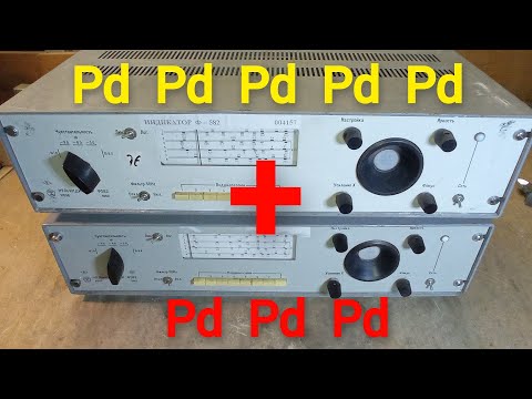 Видео: Нульиндикатор Ф582. Огромная разница в "плюс" в содержании палладия по сравнению со справочником.