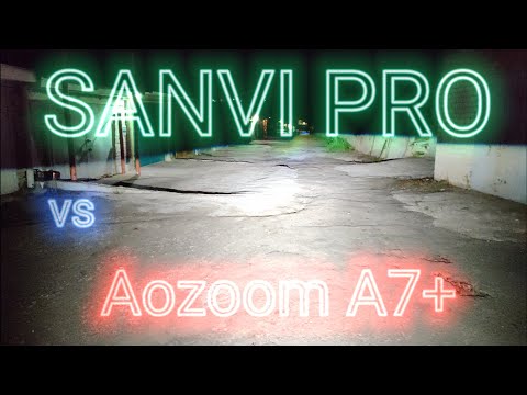 Видео: 🔥Как светят bi-LED Sanvi? + ночной тест Aozoom A7+, Infolight Deluxe и Infolight G15
