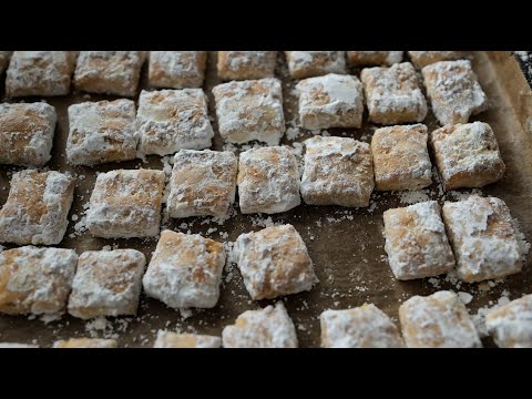 Видео: Немецкий рецепт STOLLENKONFEKT / Мини штоллен с марципаном / Рецепт на Рождество