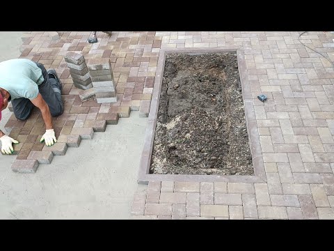 Видео: Как быстро укладывать брусчатку (How to lay pavers)