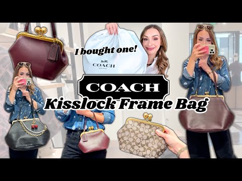 Видео: Я ПОПРОБОВАЛА ВИРУСНУЮ СУМКУ COACH KISSLOCK ВО ВСЕХ ЦВЕТАХ И РАЗМЕРАХ! 🤩👛 ТО, ЧТО ПОДОШЛО, МОДНЫЕ...