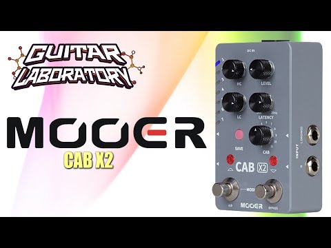 Видео: Эмулятор гитарного кабинета MOOER Cab X2