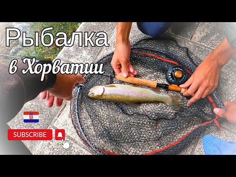 Видео: Рыбалка на Речке Жрновница в Хорватии. Боремся с Форелью