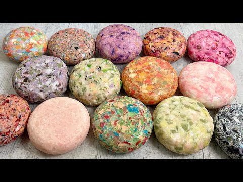 Видео: Recycled soap cutting Резка залипушек Хруст мыла