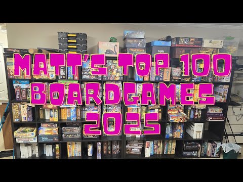 Видео: 100 лучших настольных игр 2025 года по версии Мэтта (№80–71)