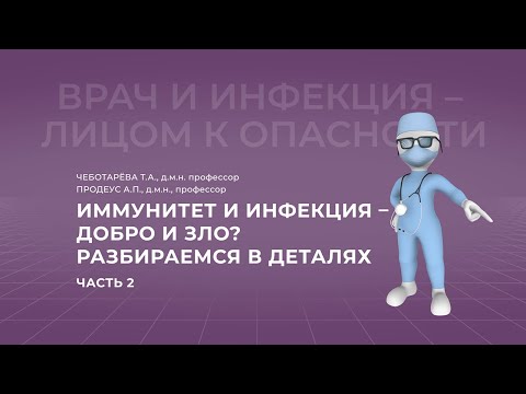 Видео: 06.02.2022 16:30 Иммунитет и инфекция – добро и зло? Разбираемся в деталях. Часть 2.