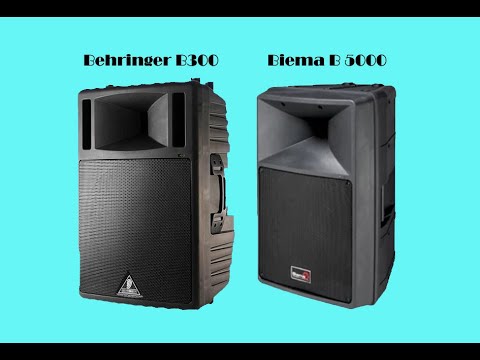 Видео: Ремонт активных BehringerB300 & Biema B5000. Repair of active speakers BehringerB300 & Biema B5000.