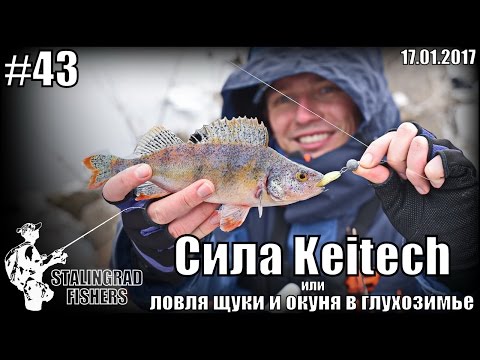 Видео: Сила Keitech или ловля щуки и окуня в глухозимье - 17.01.2017